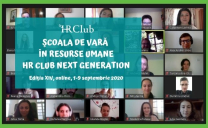 A 14-a ediţie a Şcolii de Vară HR Club s-a desfăşurat cu succes online