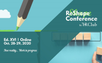 15 experţi din ţară şi străinătate, invitaţi la ReShape Conference by HR Club, pe 28 şi 29 octombrie 2020